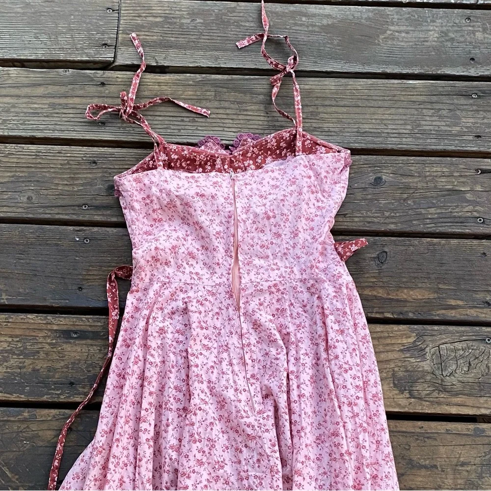 Vintage handmade gunnesax style dress bohemian